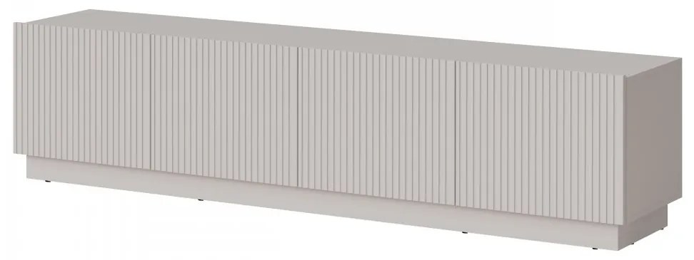 TV stolík/skrinka Ceroza 200 4D, Farby: biela