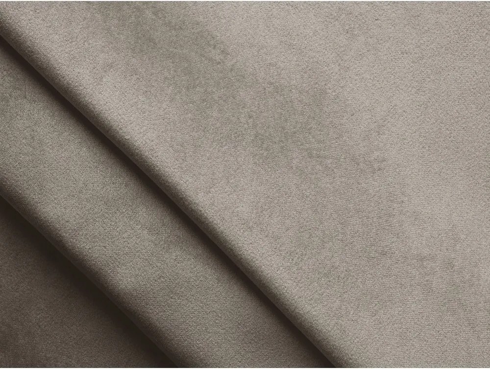 Béžový zamatový modul pohovky (pravý roh) Lokua – Makamii