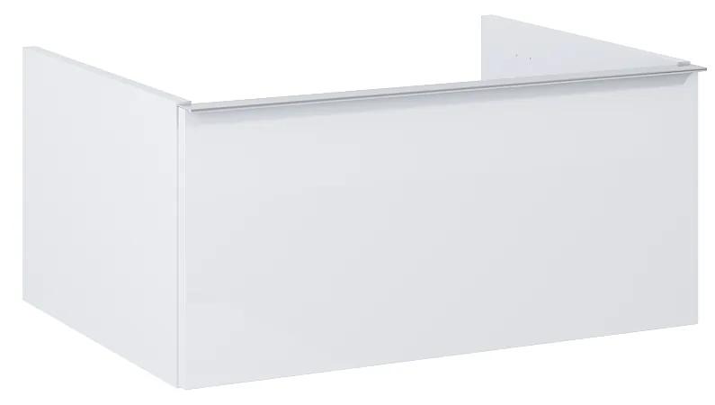 Elita Look, skrinka pre umývadlo na pultovú dosku 60x45x28 cm 1S PDW, biela lesklá, ELT-167087