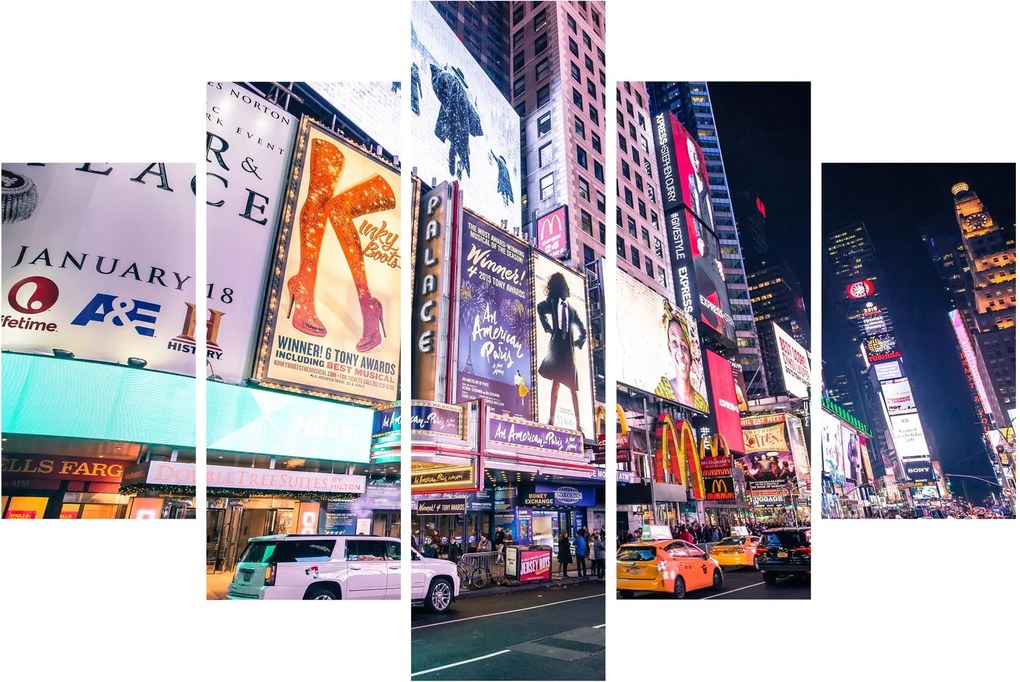 Obraz - New York Theater District (150x105 cm)