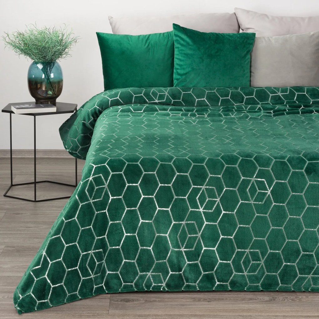 DEKA MALIBU 150X200 CM TMAVOZELENÁ