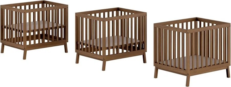 Hnedá detská ohrádka z borovicového dreva 95x75 cm Sezane – Vipack