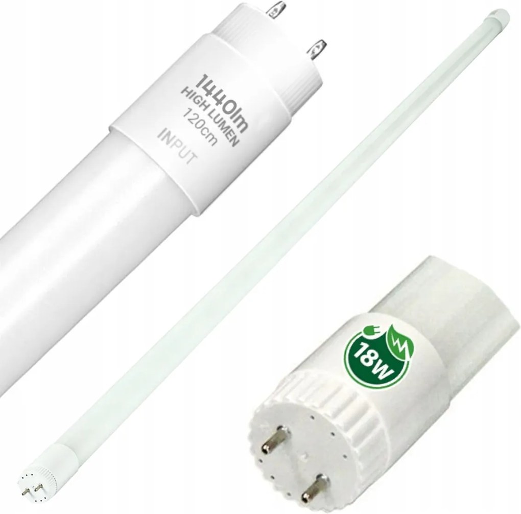 BERGE LED trubica HIGH LUMEN - 60cm - 9W - neutrálna biela