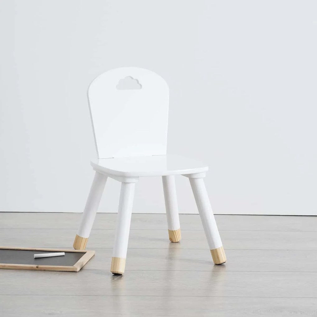 Atmosphera Créateur d'intérieur Detská stolička Atmosphera Sweetness – ergonomická do detskej izby, biela/ružová/sivá