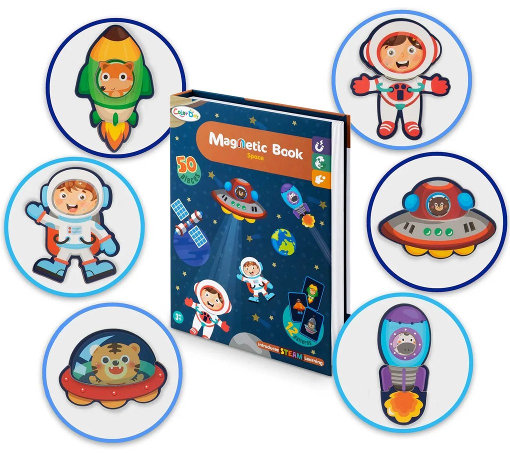 Ricokids Magnetická kniha Cosmos RK-770