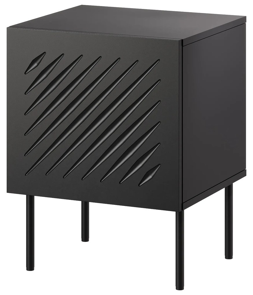 Cama Nočný stolík Siena (2 ks) - čierna