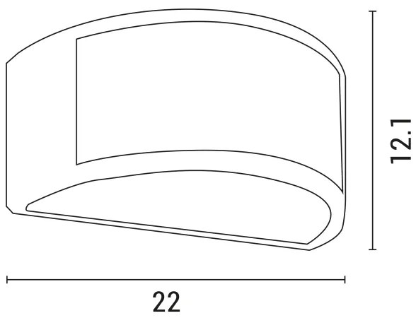 Vonkajšie nástenné svietidlo 1xE27/10W/230V IP54 šedá