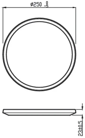 Philips - LED Stmievateľné vonkajšie svietidlo SUPERSLIM LED/15W/230V IP54 biela