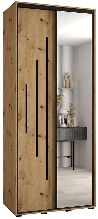 Skriňa 45 Canaris 13 110 artisan/čierna