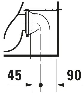Duravit 21150900002 - Podlahové WC D-CODE keramika/lesklá biela