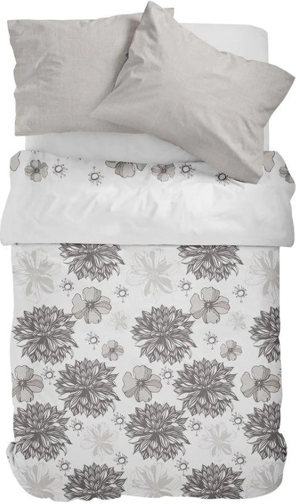 DomTextilu Béžové posteľné obliečky s motívom kvetov 3 časti: 1ks 200x220 + 2ks 70 cmx80 Béžová 70 x 80 cm 31607-161446