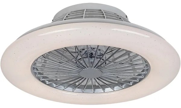 Rabalux - LED Stmievateľné stropné svietidlo s ventilátorom LED/30W/230V + DO