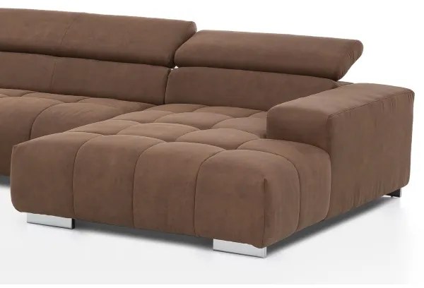Rohová sedacia súprava do U TROPEA ľavá hnedá