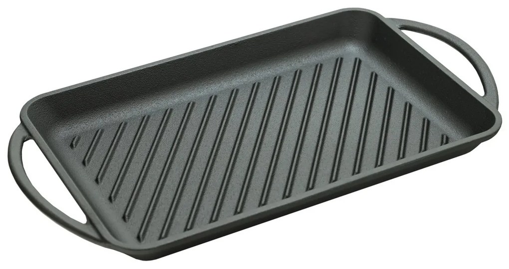 Cattara 13062 Grilovacia panvica s držadlami Liatina, 33 x 21,5 cm