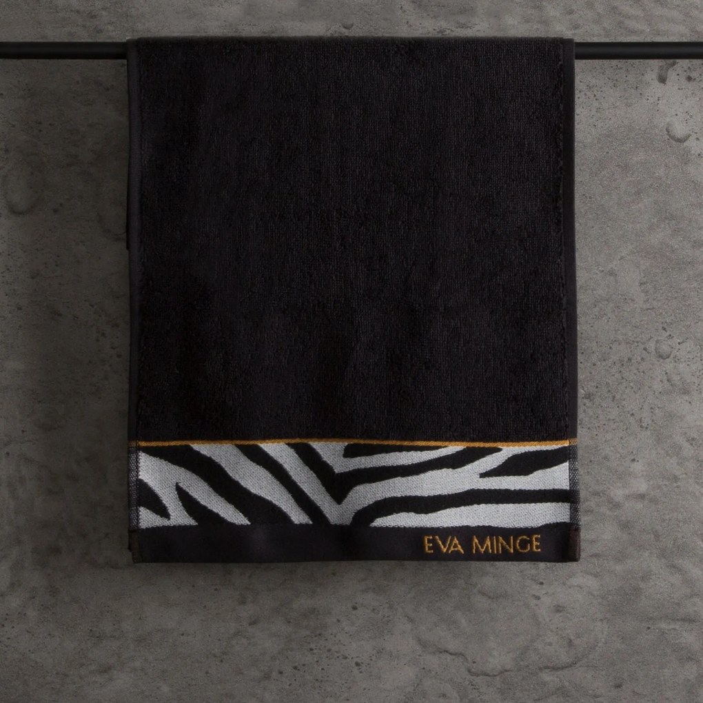 BAVLNENÝ UTERÁK EVA MINGE22 SADA 6KS 30X50 CM ČIERNA