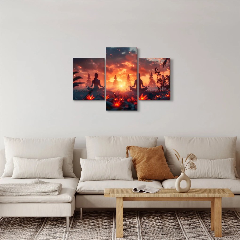 Obraz - Jóga v prírode (90x60 cm)