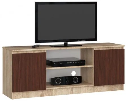 Komoda RTV K140 2D 1PCLP-sonoma / wenge