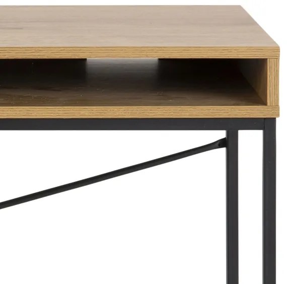 Písací stôl SARON dub/čierna