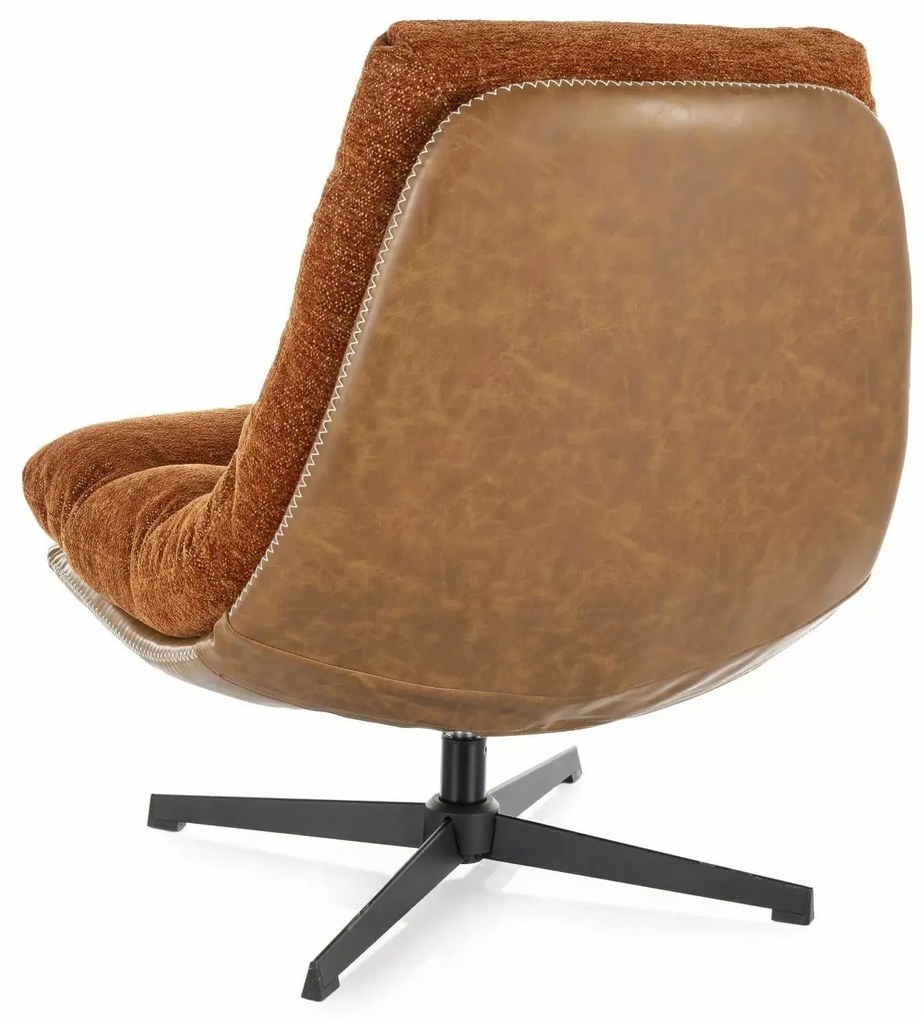 Otočné křeslo FELICIA skořicové