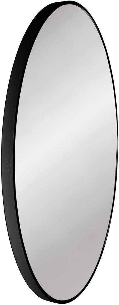 Nástenné zrkadlo Elsie XL 323831 - 80x80 cm - Čierna