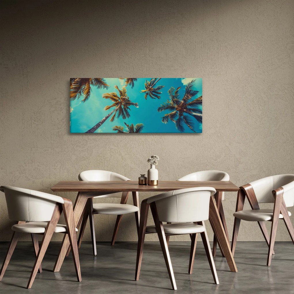 Obraz - Vysoké palmy (120x50 cm)