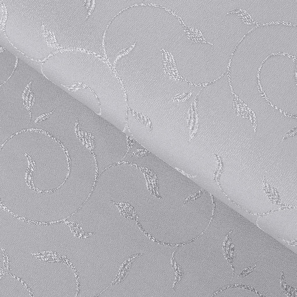 Goldea sviatočný behúň na stôl teflónový - sivý s veľkými ornamentmi 50x180 cm