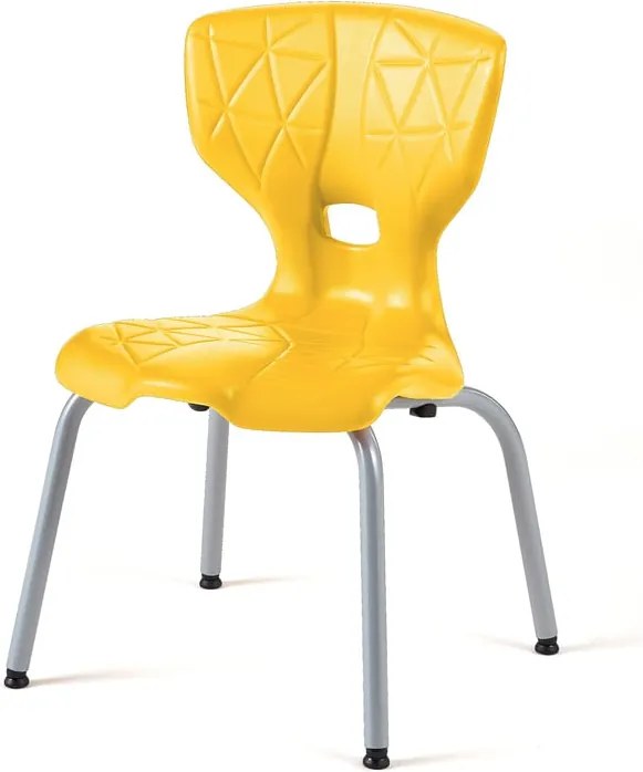 Detská stolička ALDA I, výška 350 mm, žltá
