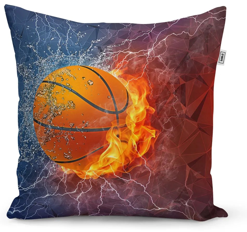 Sablio Vankúš Basketbalová lopta - 60x60 cm