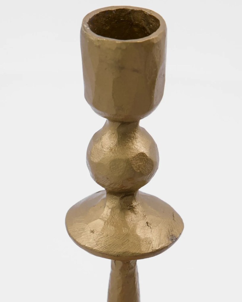 House Doctor Vysoký kovový svietnik Lumi Antique gold
