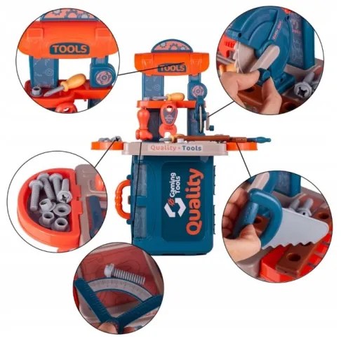 Detská dielňa v kufríku 3v1