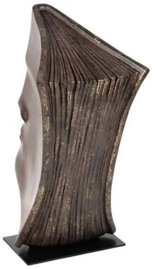 Dekorácia na stôl 29x25x17 cm živica/medená