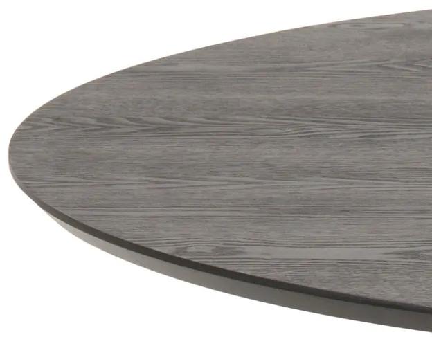 Jedálenský okrúhly stôl GILERMO 110 cm - čierny