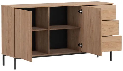 Komoda K2D3SZ Marinez MR01, Farby: čierna