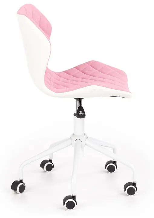 Detská stolička na kolieskach Matrix 3 - ružová