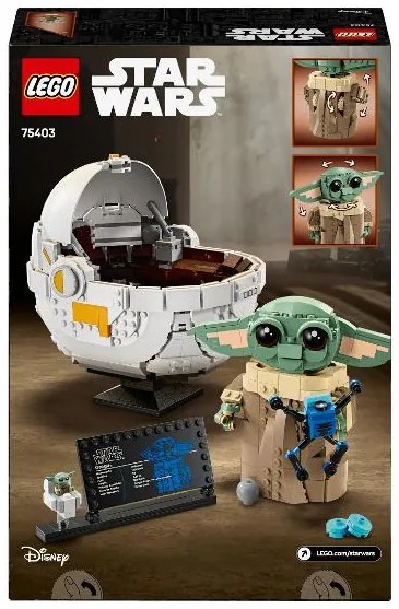 Lego®  Star Wars 75403 Grogu™ vo vznášajúcom sa kočíku  (100396886)