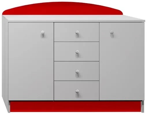 Komoda ČERVENÉ SRDCE - TYP B