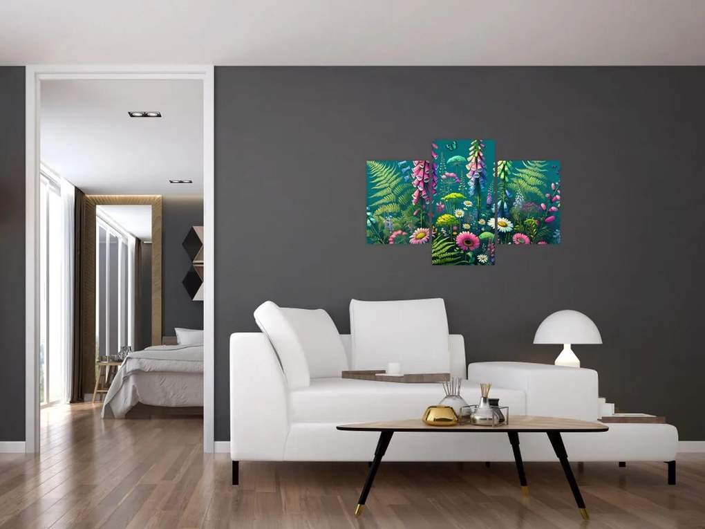 Obraz - Lúčne kvety (90x60 cm)