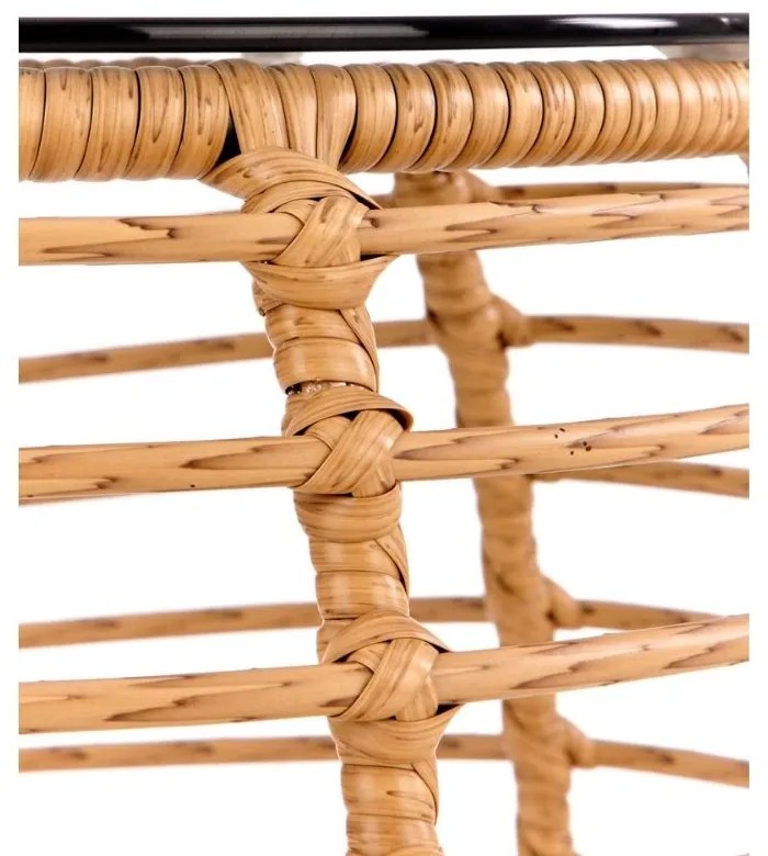 Konferenčný stolík Barrel, ratan