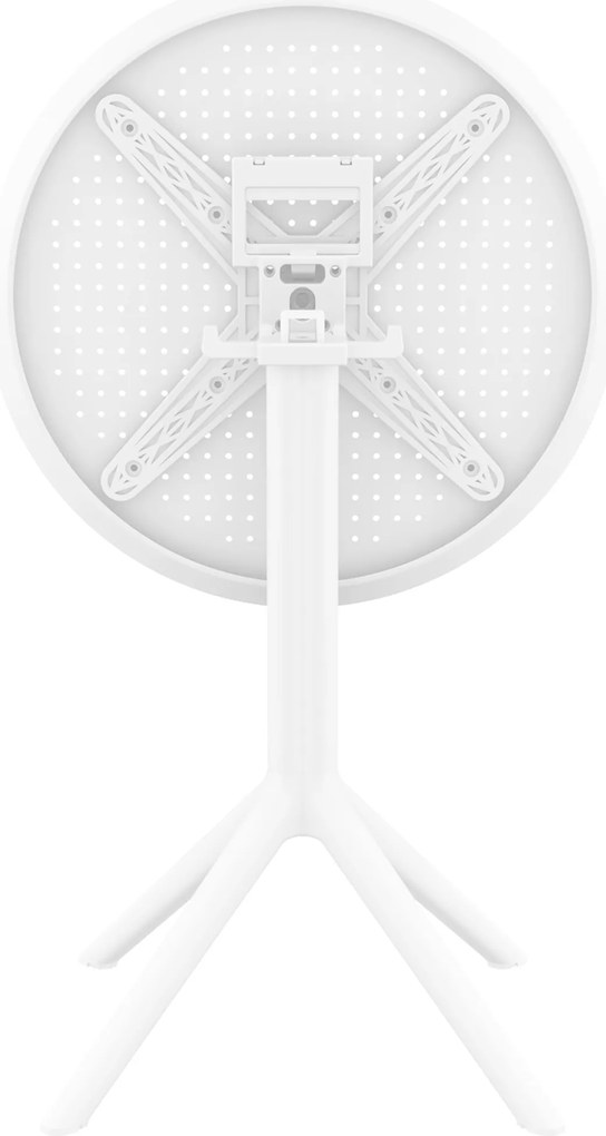 Skladací stôl Sky round - biela