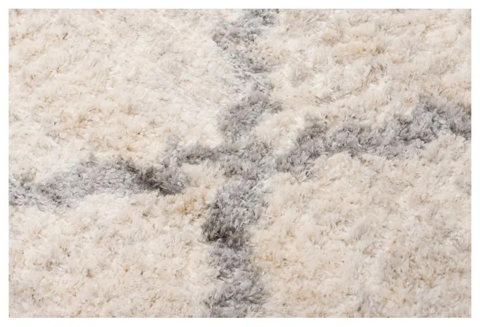 Kusový koberec shaggy Ismet krémový 120x170cm