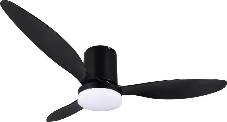 Matne čierne LED stropné svietidlo ø 132 cm Göteborg – Reality