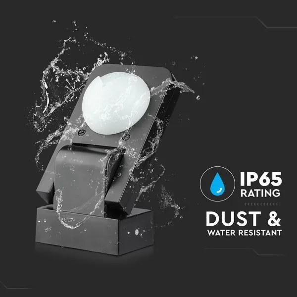 Vonkajší senzor pohybu infračervený 360° 1000W/230V IP65 čierna