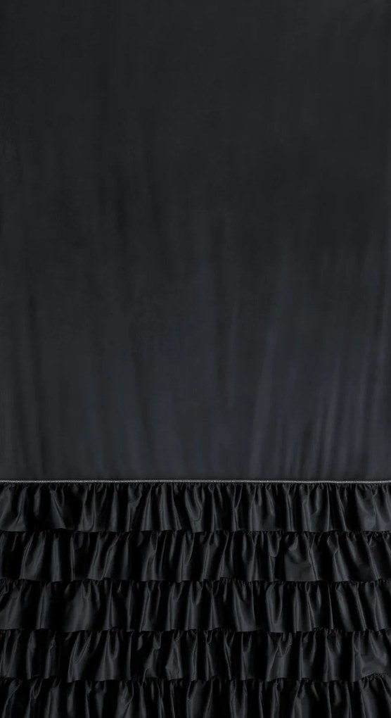 ZATEMŇOVACÍ ZÁVES NA KRÚŽKOCH CARLI 140X250 CM ČIERNA