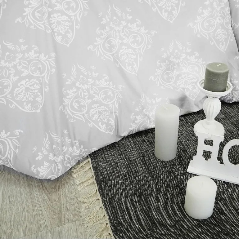 Obliečky bavlnené Atény sivé 140x200 + 70x90 EMI