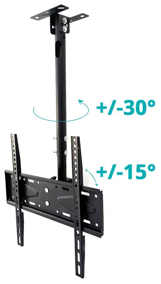 Vertikálny stropný držiak na TV