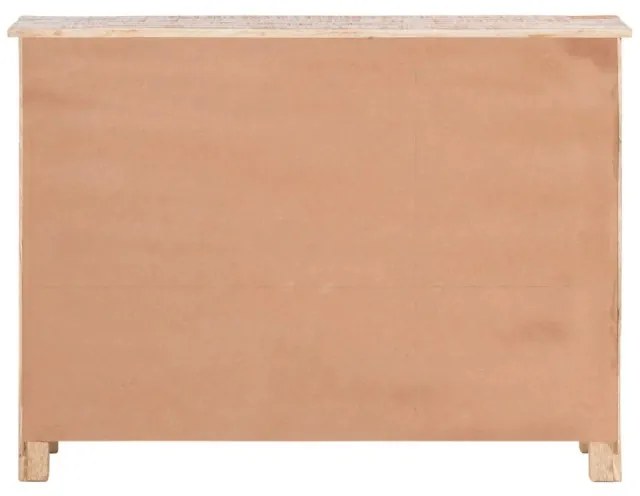 furniture-nabytek.cz - Masívny príborník Caribou z mangového dreva, lakovaný, prírodná farba – 122×42×90 cm