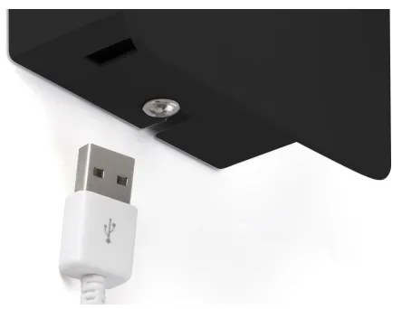 FARO 62116 - LED Nástenné bodové svietidlo SUAU LED/3W/230V USB čierna