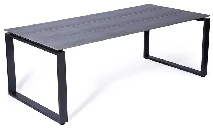 Sivý záhradný stôl pre 8 osôb Bonami Selection Strong, 210 x 100 cm