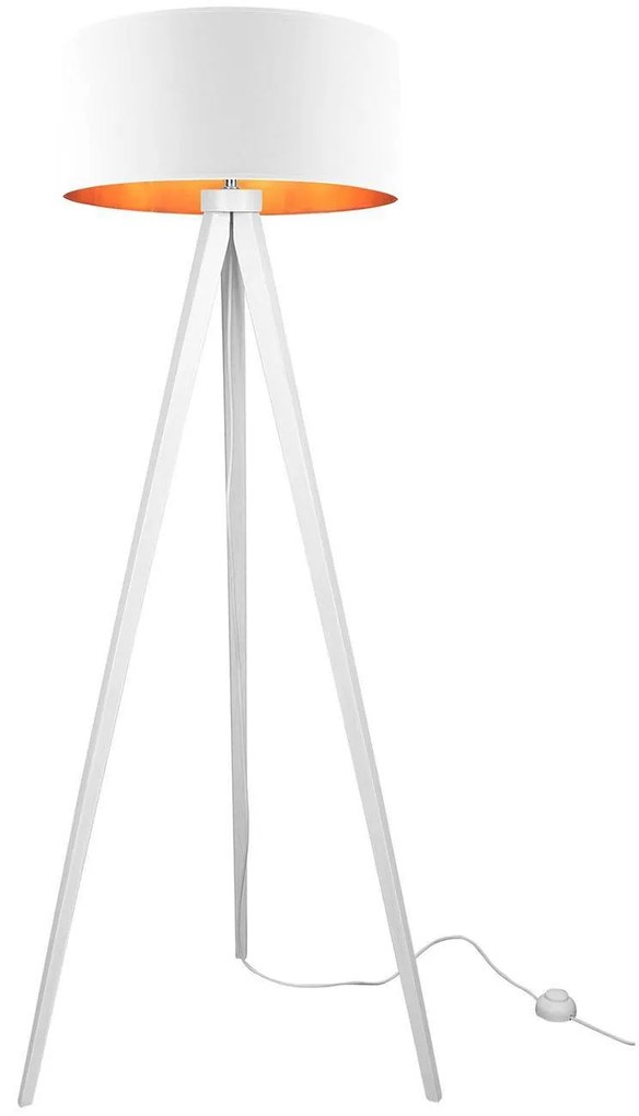 Stojacia lampa Shade, 1x textilné tienidlo (výber zo 4 farieb), (výber z 5 farieb konštrukcie), (fi 44cm), g