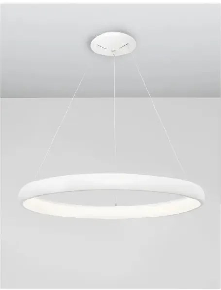LED luster Albi 80 biele